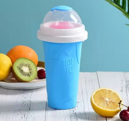 Paja fangosa de Milkshake Bottle With del vaso del Smoothie del viaje del silicón