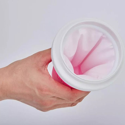 Paja fangosa de Milkshake Bottle With del vaso del Smoothie del viaje del silicón