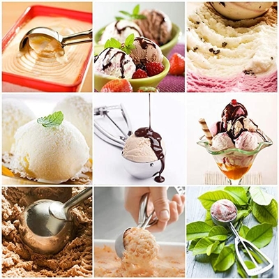 Herramientas de acero inoxidables multifuncionales de la cocina de la cucharada del helado de la cucharada de la galleta