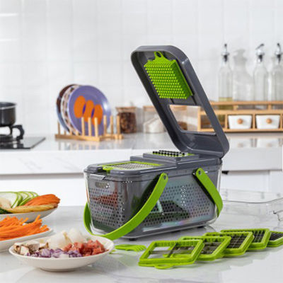 Cortador multifuncional Chopper Slicer vegetal de la cebolla de las PC de los accesorios 22 de la herramienta de la cocina