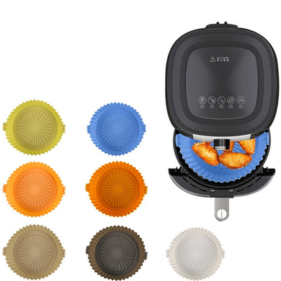 Trazadores de líneas de Oven Accessories Air Fryer Silicone de la sartén del aire del pote del silicón de la sartén del aire