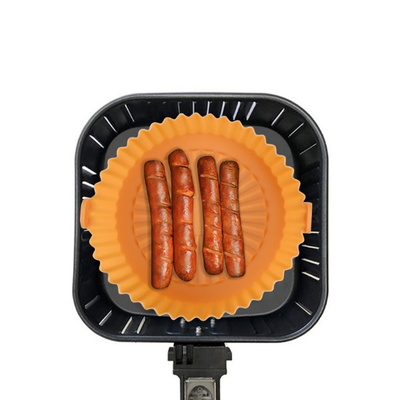 Trazadores de líneas de Oven Accessories Air Fryer Silicone de la sartén del aire del pote del silicón de la sartén del aire