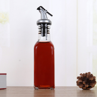 Envase de cristal claro del aceite de Olive Oil Dispenser Bottles Cooking para la cocina