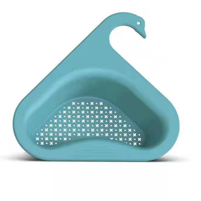 Fuentes multiusos de la cocina del filtro del fregadero del triángulo del estante del dren de la cesta de dren del cisne
