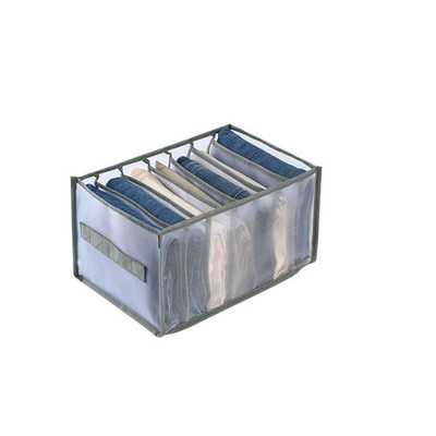 Organizador For Wardrobe del cajón del contenedor de almacenamiento del hogar de la ropa de 7 rejillas