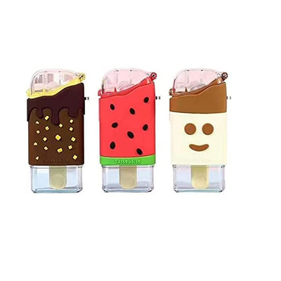 Taza formada linda de la botella de agua del helado de los niños con la paja 10OZ