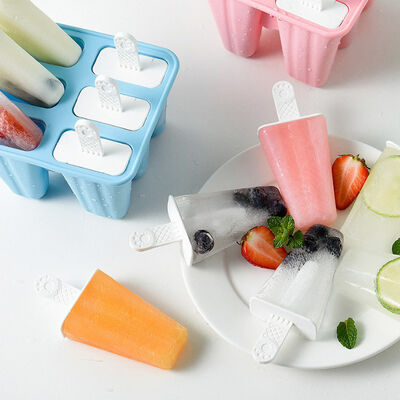 El polo moldea 6 pedazos que el estallido del hielo del silicón moldea el fabricante libre del estallido del hielo de BPA