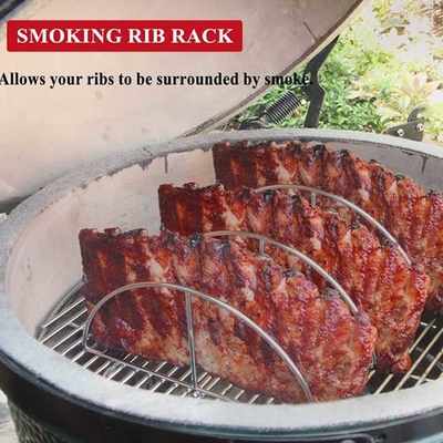 Filete Rib Rack Holder de las herramientas y de los accesorios de la BARBACOA de la barbacoa