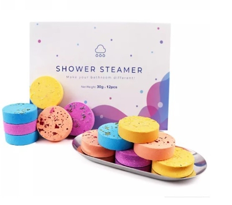 La ducha secada del Aromatherapy de la flor del aceite esencial hace tabletas para el vapor de la ducha