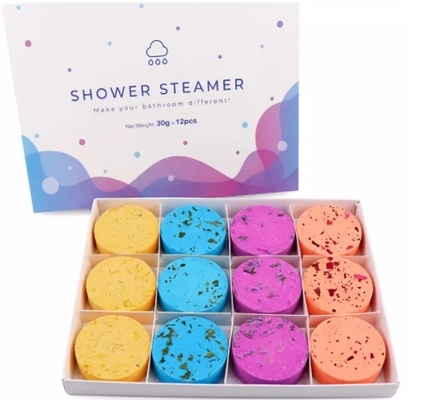 La ducha secada del Aromatherapy de la flor del aceite esencial hace tabletas para el vapor de la ducha