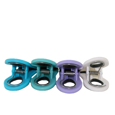 Clips magnéticos plásticos coloridos de los PP TPR del bolso para el refrigerador 3 pulgadas