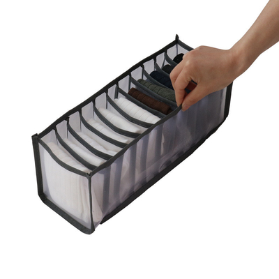 Caja de almacenamiento plegable de la ropa interior del armario para el organizador del sujetador y de las bragas