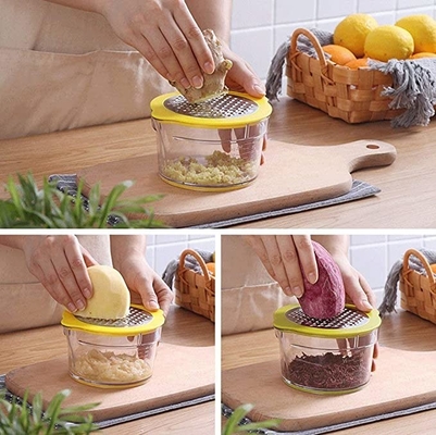 La cocina a granel manual suministra el Juicer anaranjado del exprimidor del limón el rallador de la taza de medición