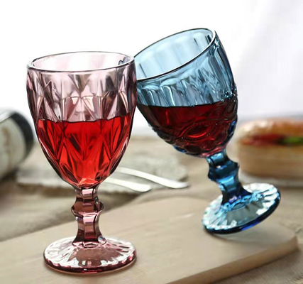 Bulto de la cristalería de Champagne Wine Glass Goblets Colored para la cocina