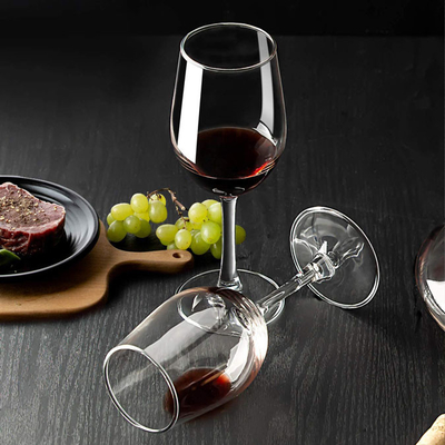Cristalería de consumición transparente de la taza del vidrio de vino tinto de la cocina del ODM en bulto