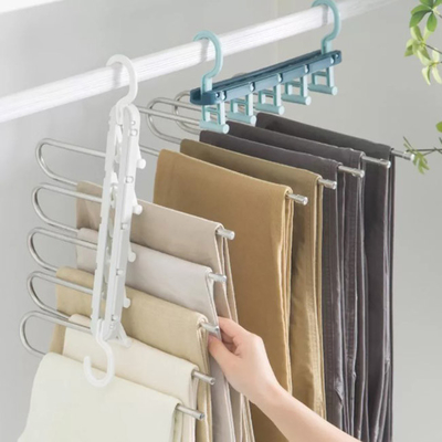 Suspensión plegable plástica del ahorro de espacio de los electrodomésticos que seca los estantes para la ropa