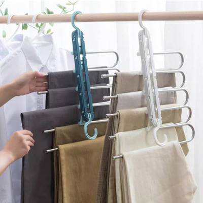 Suspensión plegable plástica del ahorro de espacio de los electrodomésticos que seca los estantes para la ropa