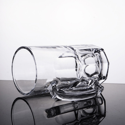Cerveza personalizada Stein Glass Mug With Handle de la extra grande 35 onzas