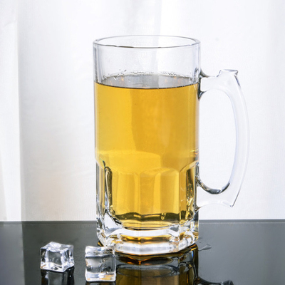 Cerveza personalizada Stein Glass Mug With Handle de la extra grande 35 onzas