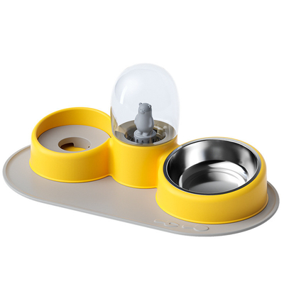 Alimentador automático de acero inoxidable del dispensador del agua del animal doméstico para los gatos de los perros
