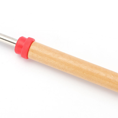 Palillos de acero inoxidables de la asación de la melcocha de los pinchos de la BARBACOA al aire libre con la manija de madera