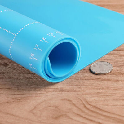 No estera que cuece del palillo con los pasteles Mat Dough Rolling Mat del silicón de las medidas