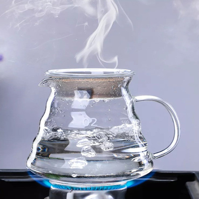 Fabricante de café esencial hecho a mano de Barista Tools Borosilicate Glass con el filtro de cristal del embudo