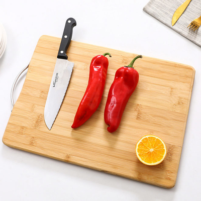 Utensilios de bambú de madera superiores resistentes de la cocina que tajan a tablas de cortar
