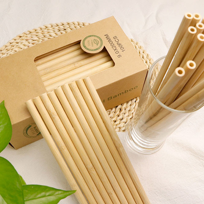 Bulto de bambú reutilizable de las pajas de beber de los utensilios de la cocina