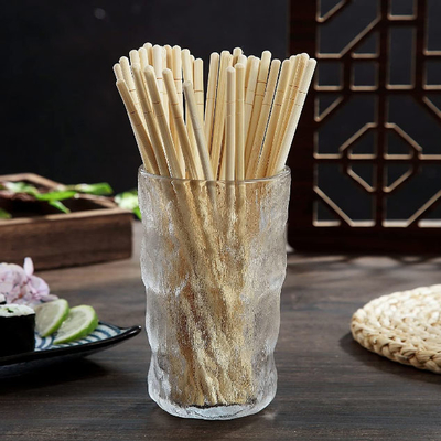Palillos de bambú disponibles de los utensilios de la cocina de 50 pares embalados individualmente