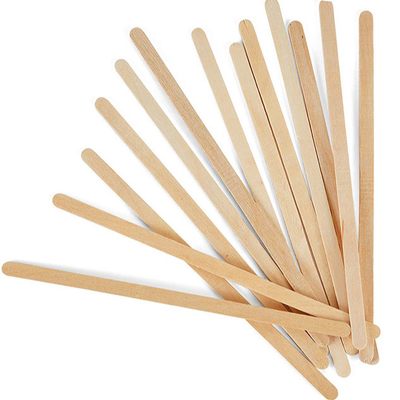 Palillos de madera disponibles grandes de la agitación del café 5,5 pulgadas