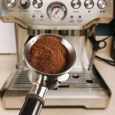 Café de acero inoxidable que dosifica el café express del anillo 54m m que dosifica embudo