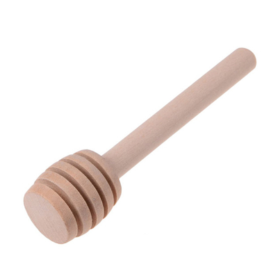 Utensilios de bambú Honey Sticks Dipper de madera de la cocina del panal de 3 pulgadas