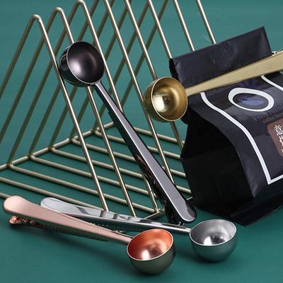 Cucharada de acero inoxidable del café 304 multicolores con la manija larga