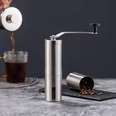 Barista esencial de acero inoxidable Tools Manual Coffee Bean Grinder para el café express del goteo de Aeropress