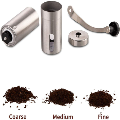 Barista esencial de acero inoxidable Tools Manual Coffee Bean Grinder para el café express del goteo de Aeropress