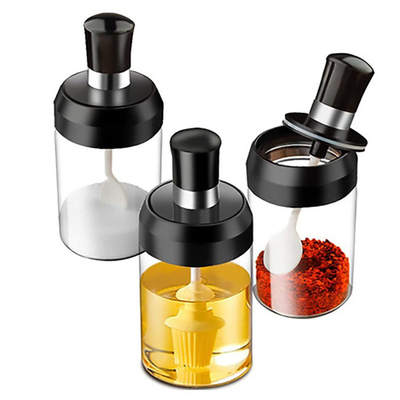 la cocina Sugar Salt Spice Storage Containers sacude con la cuchara