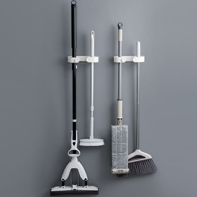 Fregona del ABS y soporte plásticos de la pared del tenedor de la escoba para la cocina casera del cuarto de baño