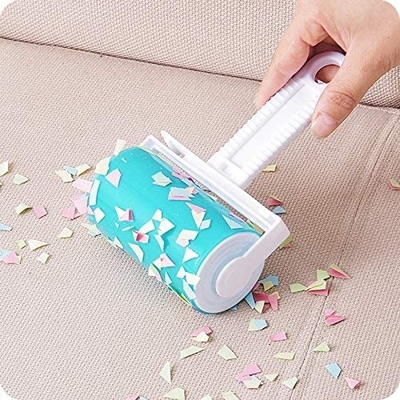 Rodillo largo ajustable plástico del removedor del pelo de la ropa de la pelusa de la manija para Cat Dog Clothes