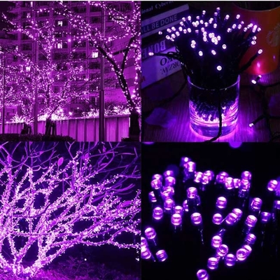 luces accionadas solares de la secuencia de la Navidad de la prenda impermeable LED de los 20m para la decoración de la boda del partido
