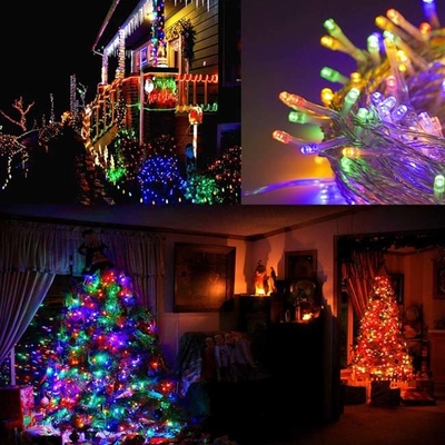 luces accionadas solares de la secuencia de la Navidad de la prenda impermeable LED de los 20m para la decoración de la boda del partido