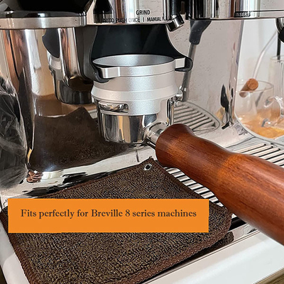 Café de aluminio libre de las manos de la astilla 54m m que dosifica el embudo para el café casero