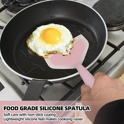 De la cocina espátula de goma de la aleta de la crepe del silicón del palillo no a prueba de calor