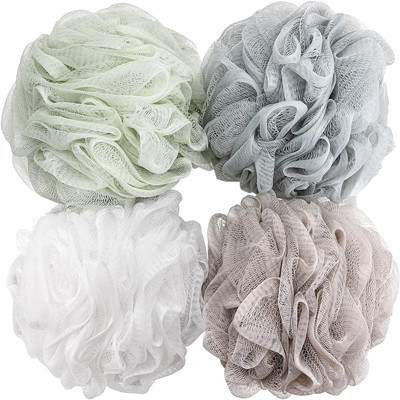 Material multicolor de Mesh Bath Sponge PE del lavado del cuerpo del uso en el hogar