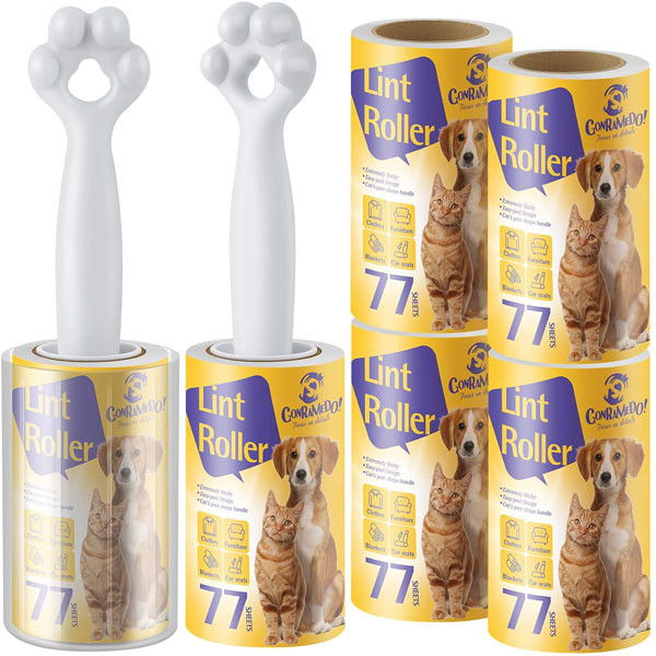 El rodillo pegajoso plástico de Cat Paw Shaped Lint Remover Roller para la ropa cubre los asientos de carro